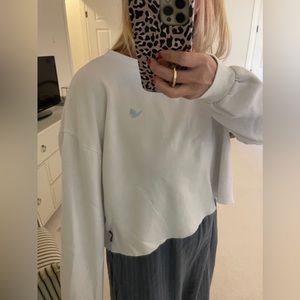 Alys Beach cropped sweatshirt